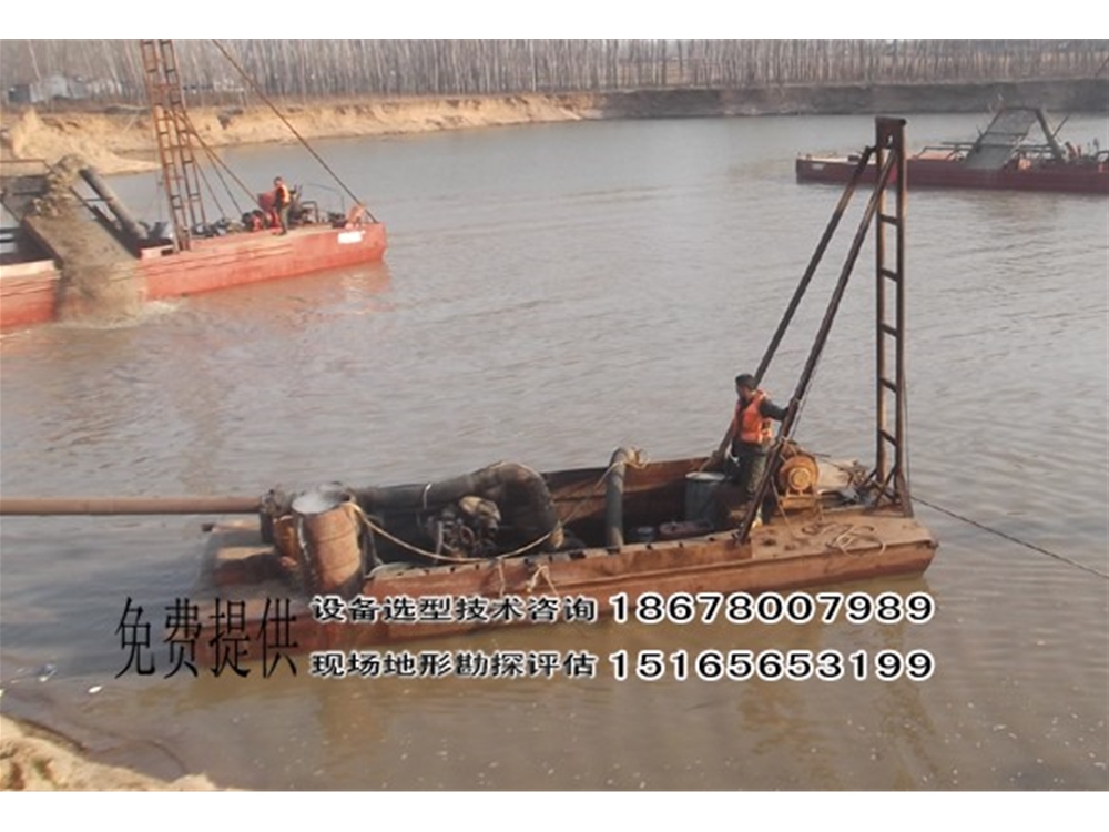 抽沙設備工作現場